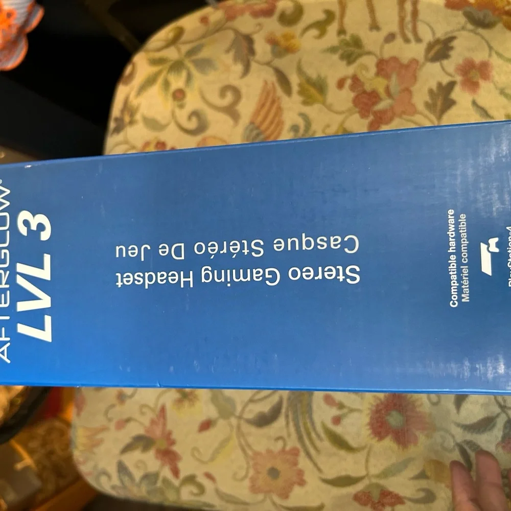 Afterglow LVL 3 Stereo Gaming Headset for PS4 - Blue and Black